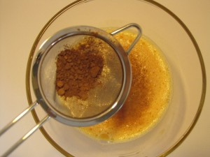 chocolade cake - cacao poeder