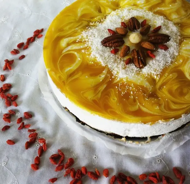 mango cheesecake