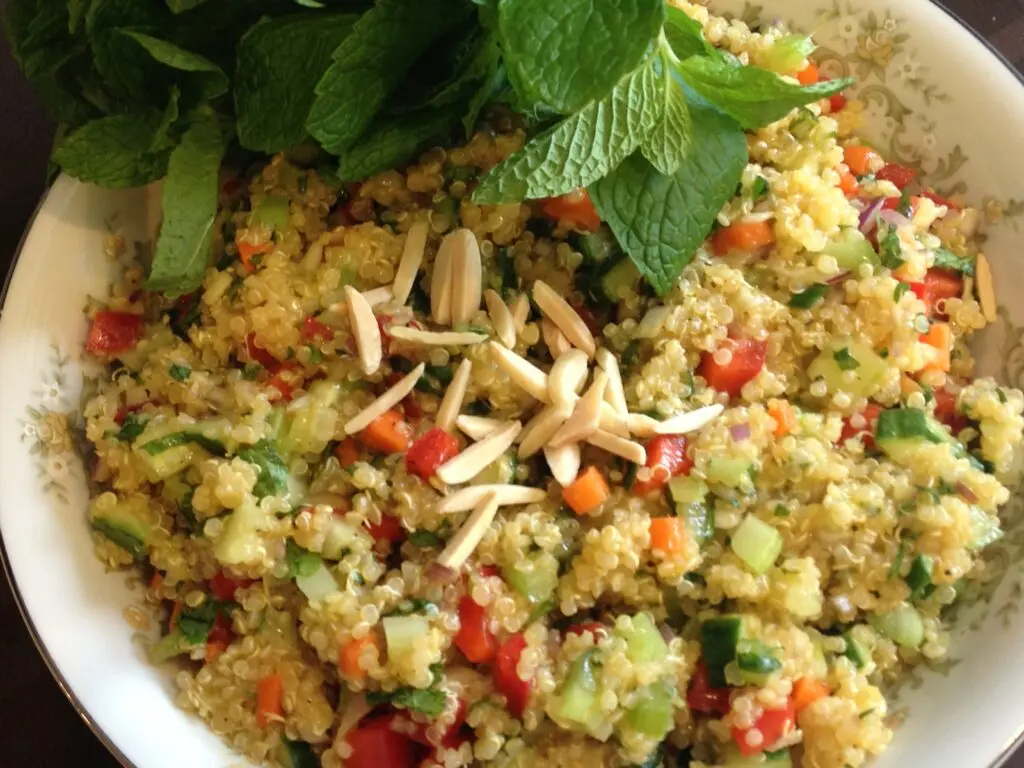 Quinoa Salade met Spinazie