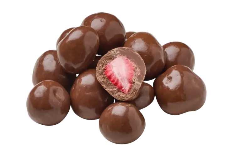 Chocolade aardbeien melk