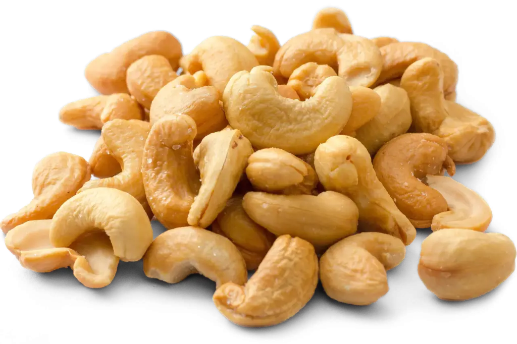 Cashewnoten gebrand, gezouten