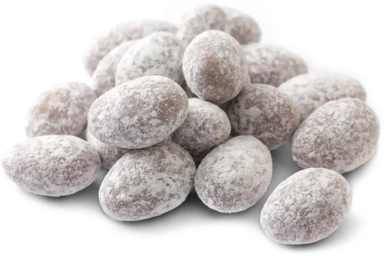 Chocolade amandelen sneeuw