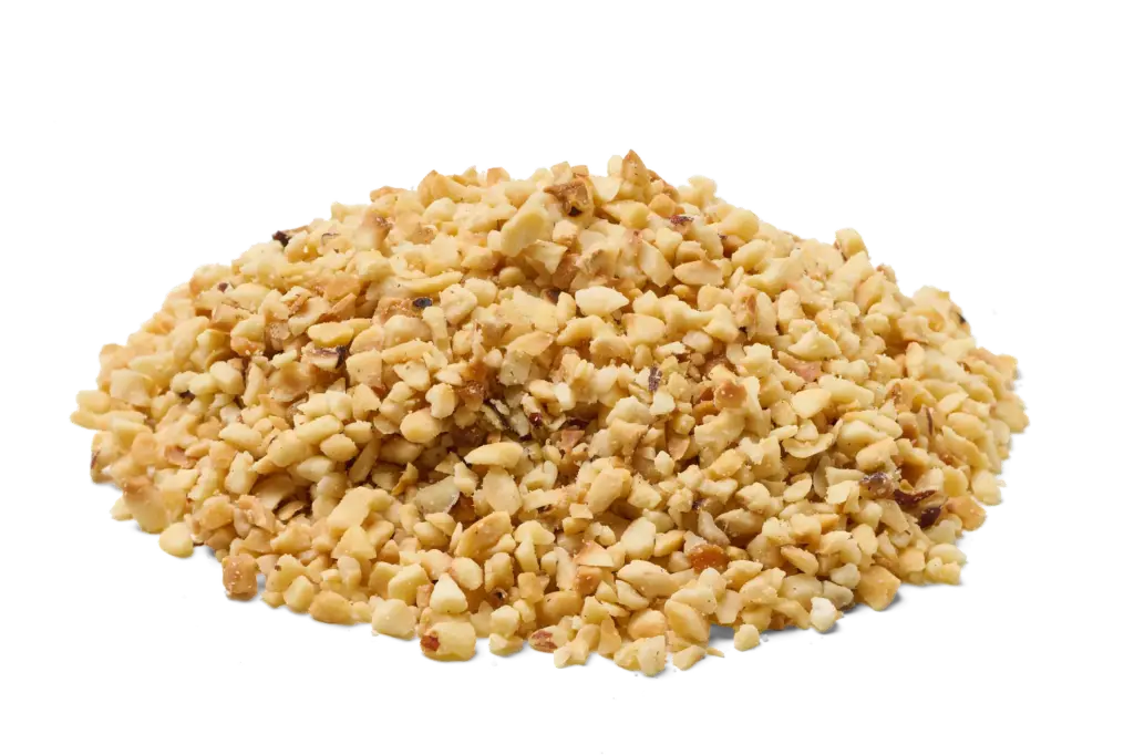Hazelnootstukjes geroosterd