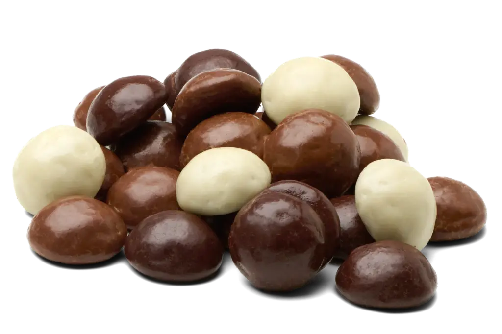Kruidnoten met chocolade