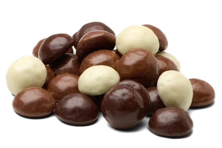 Kruidnoten met chocolade