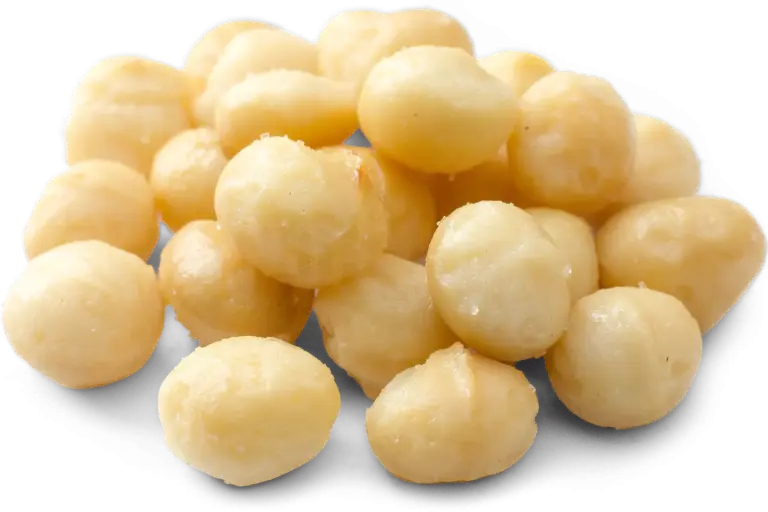 Macadamia noten gebrand, gezouten