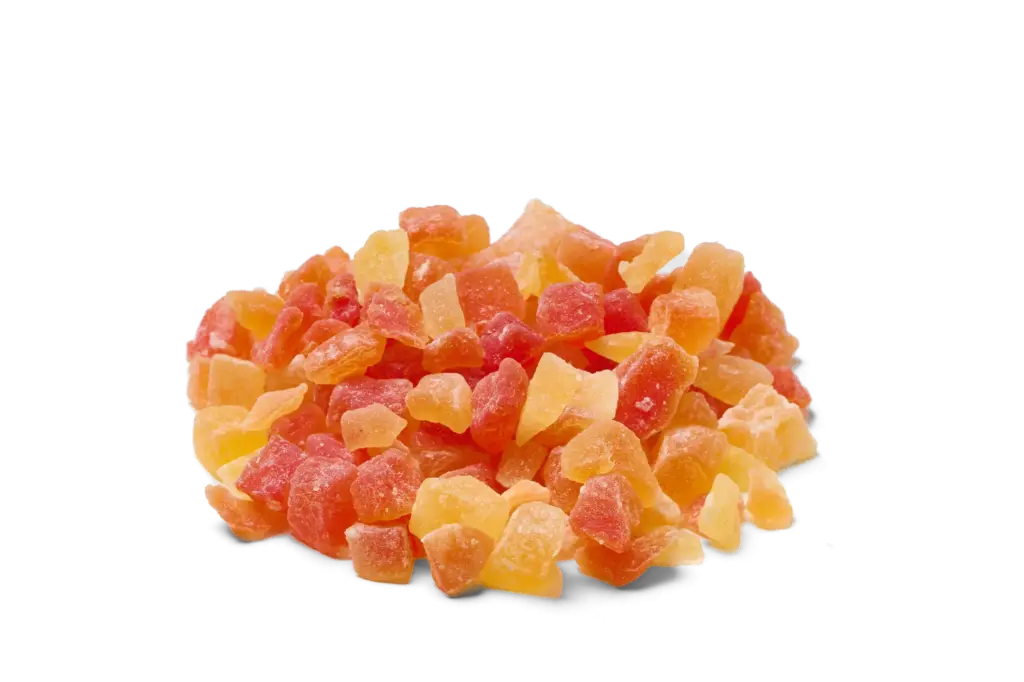 Papaya blokjes