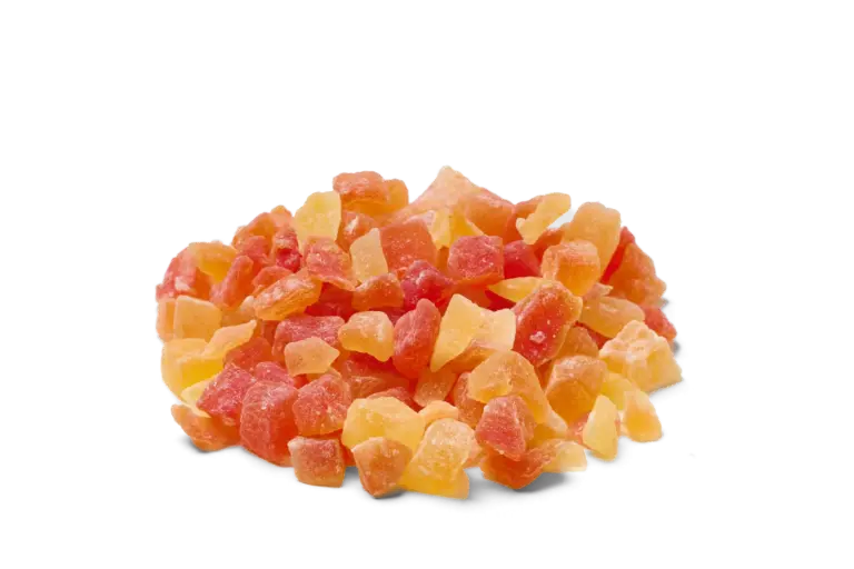 Papaya blokjes