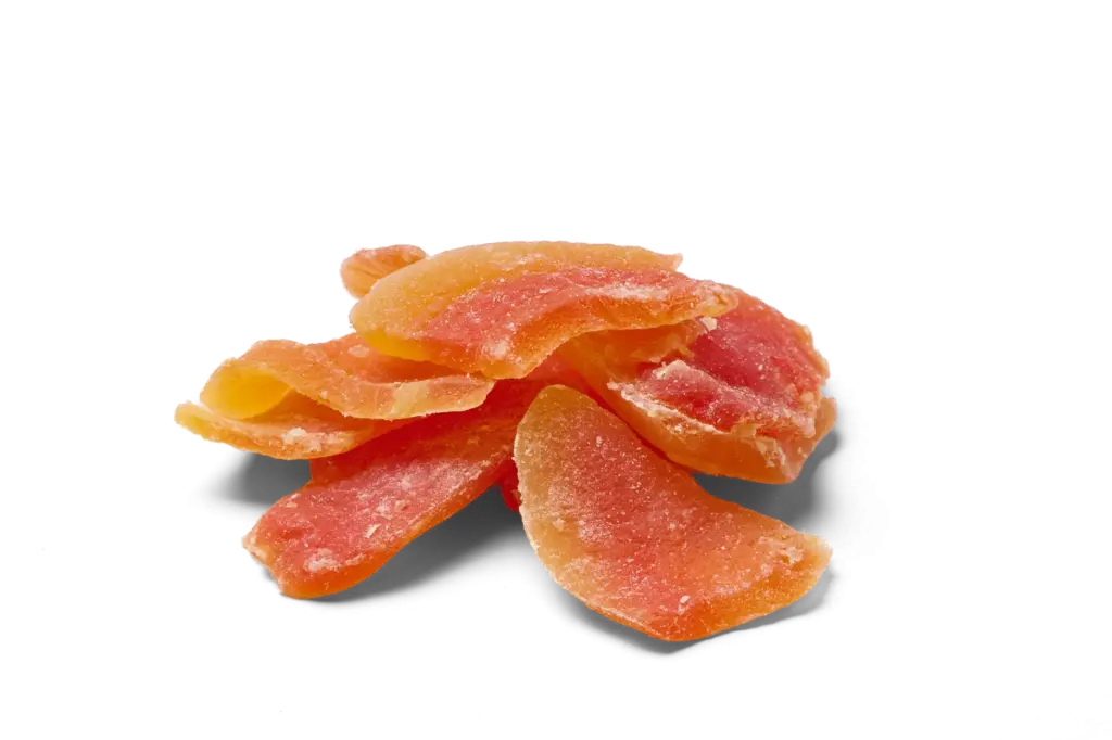 Papaya rood sliced