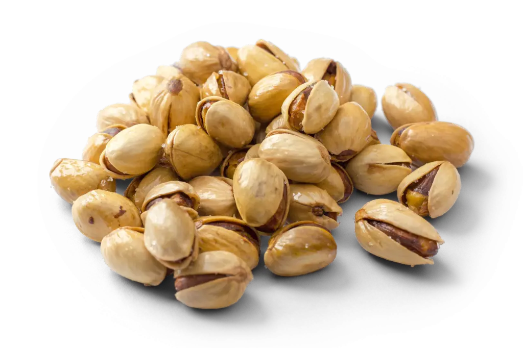Pistachenoten in dop gebrand en gezouten