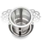 Theefilter ornament met uitlekschaaltje