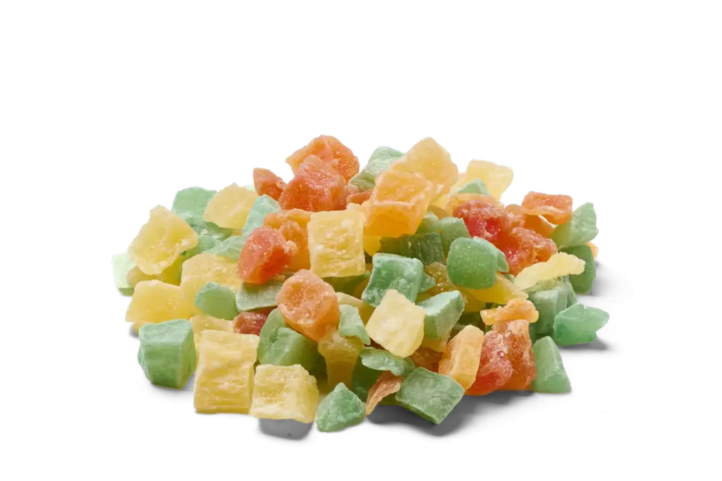 Tropische fruitblokjes mix