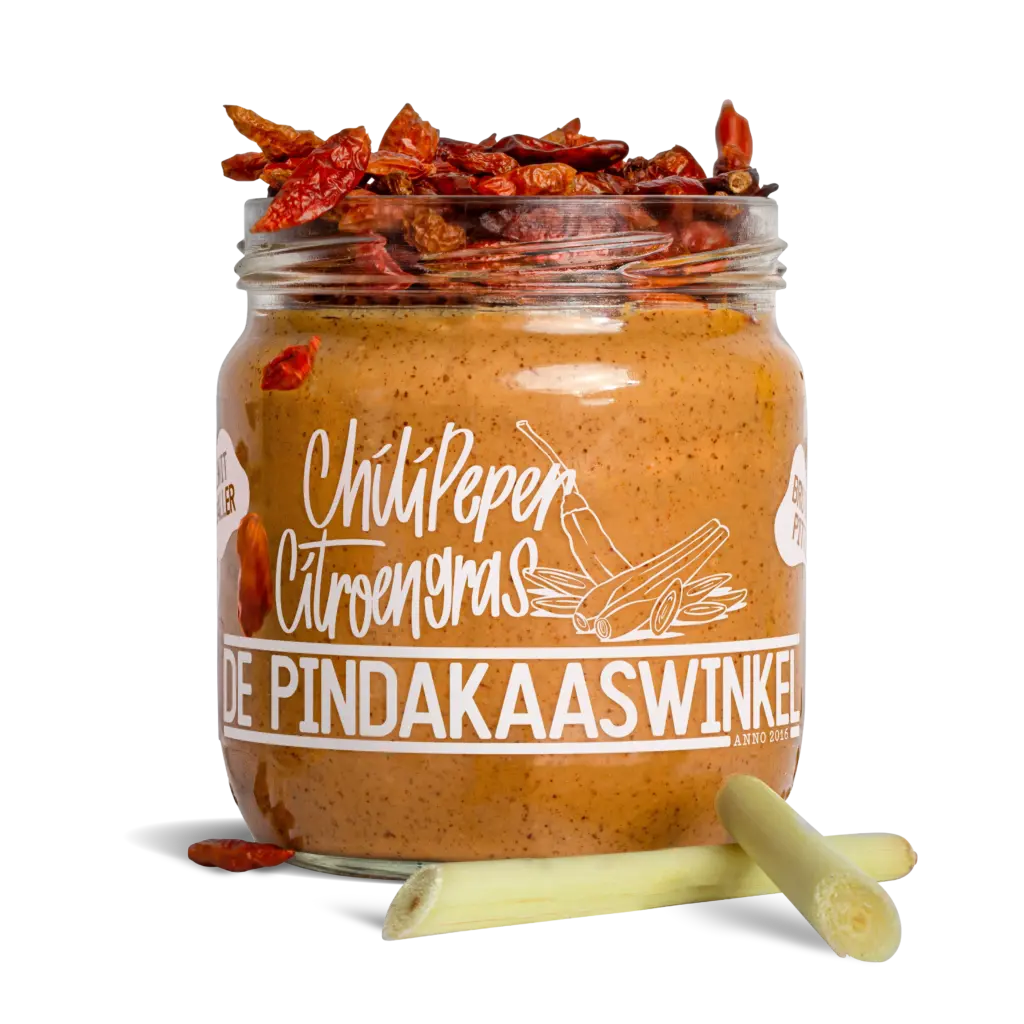 Pindakaas chilipeper citroengras