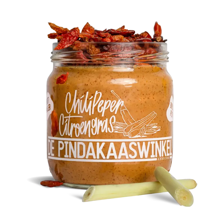 Pindakaas chilipeper citroengras