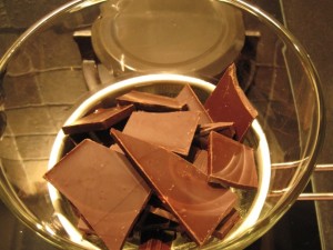 au_bain_marie_van_stukjes_chocola
