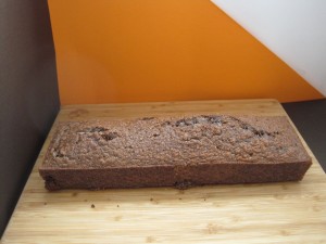 chocolade notencake - eindresultaat